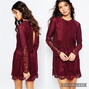 Jetset Diaries Open Back Lace Dress